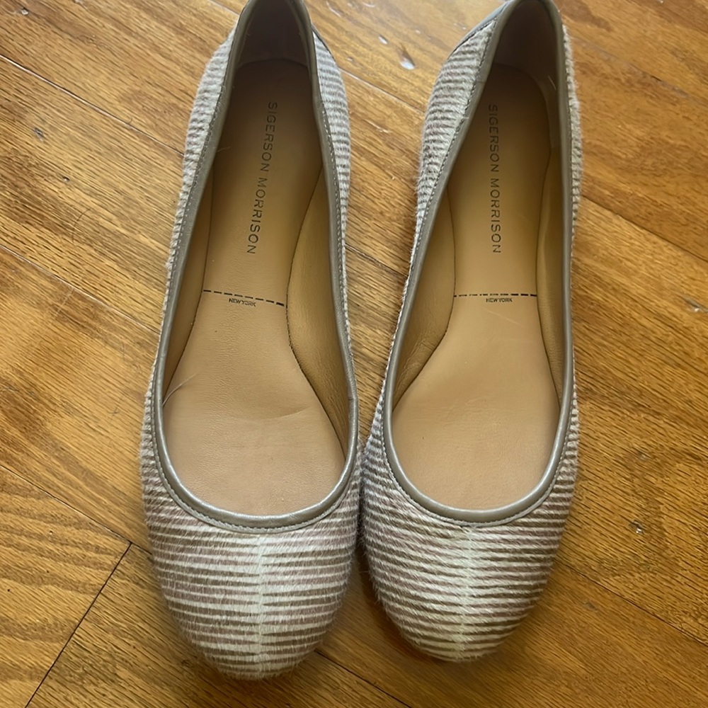 Sigerson Morrison Ponyhair Ballet Flats